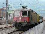 SBB - Re 4/4  11277 im Bahnhofsareal in Arth-Goldau am 29.05.2014