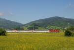 Re4/4'' 11153 mit RE3822 am 18.05.2013 bei Altstätten