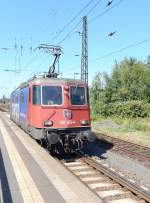 Am 30.6 kam 421 372-4 der SBB durch Recklinghausen Süd gefahren.