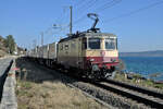 Am 10. Februar 2022 konnte die Re 421 393 (TEE TR) im Dienste von Railcare in Ligerz abgelichtet werden.
Foto: Walter Ruetsch