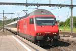 460 069 am 23.06.10 in Othmarsingen mit IR nach Zrich. 
Othmarsingen, in diesem Bahnhof trifft die Ost - West Strecke Zrich - Olten auf die Gterzufuhrstrecke Basel/Brugg - Rotkreuz/Gotthart.