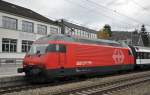 RE 460 066-4 am Bahnhof Sissach. Die Aufnahme stamme vom 08.11.2013.