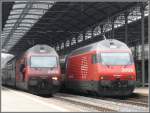 Zwei  Nackte , 460 029-2 und 460 093-8 in Olten. (18.03.2008)