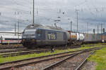 Re 465 009-9 der BLS durchfährt den badischen Bahnhof. Die Aufnahme stammt vom 02.07.2020.