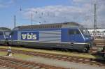 Re 465 012-3 der BLS am Badischen Bahnhof in Basel. Die Aufnahme stammt vom 05.03.2014.