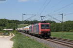 Re 482 009-8 und Re 482 008-0 mit dem DGS 91272 (Karlsruhe Gbf-Münchsmünster) bei Essingen 7.5.18