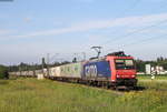 Re 482 000-7 mit dem DGS 40277 (Aachen Gemmenich-Novara Boschetto) bei Waghäusel 18.5.18