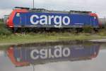 SBB Cargo 482 013 am 11.8.10 abgestellt in Duisburg Ruhrort Hafen