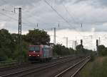 Re 482 003-1 mit Locon Aufkleber am 18. August 2010 in Bremerhaven Lehe.