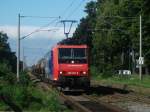 Re 482 010 von SBB Cargo ist am 23.Juli 2011 mit einem Kesselzug bei Leipzig-Miltitz.