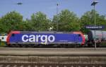482 010-6 der SBB Cargo zieht am 23. August 2011 einen Kesselwagenzug durch Kornwestheim.