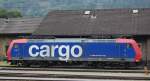 SBB Cargo 482 034-6  Duisburg  abgestellt vor dem Depot Erstfeld.