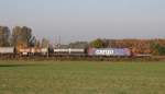 20.10.12 Bernau bei Berlin. 482 030 von SBB Cargo mit Kesselzug nach Stendell.