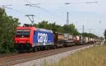 SBB 482 040 mit Gterzug Richtung Basel am 16.08.2009 in Heitersheim