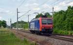 482 019 fuhr am 10.06.15 Lz durch Burgkemnitz Richtung Wittenberg.