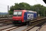 SBB Cargo 482033 bei Betriebspause im Hauptbahnhof Osnabrück am 26.6.2015.