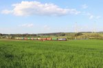 482 xxx mit einem Containerzug zu sehen am 10.05.16 bei Feilitzsch.