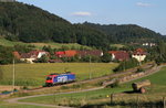 Re 482 035-3 als Tfzf bei Schleißweiler 12.9.16