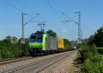 Re 485 013 mit einer Rola am 31.08.2011 bei Bamlach.