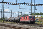 Re 620 054-7 durchfährt den Bahnhof Pratteln. Die Aufnahme stammt vom 18.07.2018.