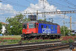 Re 620 014-1 durchfährt am 22.05.2023 solo den Bahnhof Pratteln.