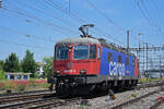 Re 620 005-9 durchfährt am 09.06.2023 den Bahnhof Pratteln.