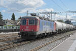 Re 620 083-6 durchfährt am 10.06.2024 den Bahnhof Rupperswil.