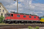 Re 620 085-1 durchfährt am 22.07.2024 den Bahnhof Pratteln.