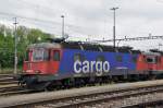 Re 620 042-2 abgestellt beim Güterbahnhof in Muttenz. Die Aufnahme stammt vom 03.05.2014.