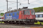 Re 620 059-6 durchfährt den Bahnhof Pratteln. Die Aufnahme stammt vom 07.06.2016.