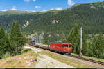 MGB Ge 4/4 81 / Oberwald, 24. Juli 2022<br>
Autozug Realp - Oberwald