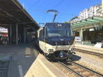 MOB / Goldenpass - Ge 4/4 8001 unterwegs im Bahnhof von Montreux am 26.