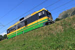 Der neue He(m) 4/4 43 der Wengernalpbahn oberhalb Wengen.