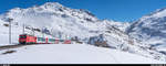 MGB HGe 4/4 II 2 mit dem Glacier Express Zermatt - St.