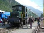 Eine Ae 8/14 in Erstfeld anlsslich des Gotthard Jubilums