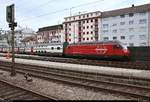 Re 460 107-6  Glärnisch  als IC 971 (IC 61) von Basel SBB (CH) nach Interlaken Ost (CH) verlässt den Bahnhof Olten (CH) auf Gleis 12.
[10.7.2018 | 13:31 Uhr]