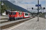 Lokwechsel beim Glacier Express PE 903 St.