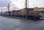 Seetal 2*De 6/6 15302+ 15303. 2 GmP vereinigt von Lenzburg nach Beinwil. 1976 (Scan ab Dia)