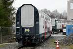 SBB Twindexx IC 200 Familienwagen 94 85 2 502 014-5 am 22.12.18 beim Bombardier Werk Villeneuve abgestellt.