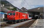 Lokwechsel beim Glacier Express PE 903 St.