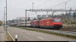 Testfahrten mit RailJet und SBB-EC-Wagen am 7. November 2020 zwischen St. Margrethen und Rorschach. Re 460 038 mit der geschleppten Komp in Rorschach GB.