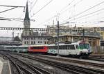 SOB: Impressionen vom Voralpenexpress im Bahnhof St.