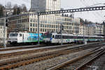 SOB: Impressionen vom Voralpenexpress im Bahnhof St.