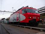 Re 446 018 mit VAE in Kssnacht a/R am 4.12.2007