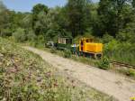 Bözenegg-Eriwis Bahn auf dem Weg zur ehemaligen Tongrube Eriwis.