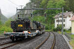 Die Re 420 265-1 und Re 420 319-6 brachten am 27. Mai 2021 ein Militärzug von Biel zum Waffenplatz Bure-Kaserne.
Impressionen von Moutier.
Foto: Walter Ruetsch