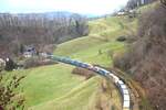 Wegen Bauarbeiten bei Tecknau war der Hauensteinbasistunnel am 07.12.2024 gesperrt.