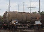 Kesselwagen Zacns der Wascosa AG mit der Nr. 33 RIV 85 CH-WASCO 7929 919-3 befüllt mit Anilin (Warntafel 60/1547) am 14.05.16 im Rbf Köln-Gremberg.