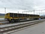 SBB - Dienstwagen Xas 80 85 95 52 315-2 abgestellt im Bahnhofsareal in Glovelier am 02.03.2014