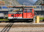 MGB - Dienstfahrzeug Xmh 1/2 4963 abgestellt im Bahnhof Andermatt am 04.08.2017